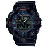 product_image_name-Casio-ساعة رجالية من جي-شوك، رقمية تناظرية، مينا أسود، سوار من الراتنج، موديل GA-700RGB-1ADR-1
