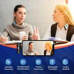 product_image_name-Generic-Wireless Lavalier Microphone Set with Lightning Connector, USB-C Adapter, Charging Cable, Black (K8 Wireless Single Microphone)-3