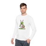 product_image_name-Generic-تيشيرت عيد الفصح للجييمرز – تصميم كارتوني مضحك لأرنب لابس بدلة تنكرية – هدية لطيفة وخفيفة الدم لعشاق الألعاب من الشباب والبنات-2