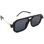 product_image_name-Generic-نظارات طبية مربعة الشكل، إطار أسود بأذرع بيضاء، تصميم عصري-5