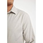 product_image_name-Defacto-قميص بولو سادة كم طويل بوبلين مودرن فيت من مزيج الكتان-3