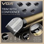 product_image_name-VGR-VGR  مجموعة ماكينة حلاقة الشعر V-669 بغلاف معدني سلسلة صالون لتحديد قصات لاسلكية بمحرك مزدوج ،و وضع تربوو  وشفرة على شكل T للرجال من في جي ار  مدة التشغيل: 200 دقيقة بطارية ليثيوم ايون 2000 مللي امبير الساعة-6
