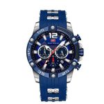 product_image_name-MINI FOCUS-ساعة رجالية MF0349G - حزام سيليكون أزرق وفضي-1