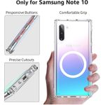 product_image_name-Generic-Clear Magnetic Phone Case for Samsung Galaxy Note 10, MagSafe Compatible Shockproof TPU Protection-7