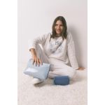 product_image_name-Women Secret-Soft white fleece long pajamas-6