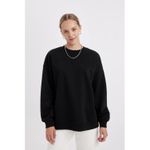 product_image_name-Defacto-Female Back to School Oversize Fit Thick Sweatshirt-3