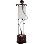 product_image_name-BLACK+DECKER- Vertical Digital Garment Steamer, Twin Pole, 2400W, 10 Levels - GSTD2450-B5 White&Red-1