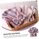 product_image_name-Generic-قبعة استحمام من الألياف الدقيقة - قبعة تجفيف الشعر قابلة لإعادة الاستخدام، متعددة الألوان للشعر المبلل، ناعمة ومريحة وسريعة الجفاف للاستخدام اليومي (الطراز A، قطعة واحدة)-3