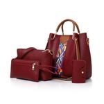 حقيبة نسائية، حقيبة كروس، حقيبة كروس نسائيه وشنطه صغيره ومحفظه وميدالية مفاتيح -نبيتي