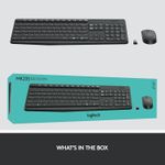 Logitech لوحة مفاتيح وماوس لاسلكيان MK235 - أسود - image 6