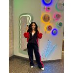 product_image_name-Generic-بدلة نسائيه مكونة من قطعتين لون اسود واحمر خامة عالية الجودة -2