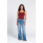 OUTDATED Square Neck Bodysuit - Burgundy - image 2