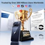 product_image_name-Generic-غطاء Caseco Crystal Clear لهاتف iPhone 17 Pro Max، مقاوم للاصفرار بثلاث مرات، TPU جديد، حماية من السقوط بمستوى عسكري، 4.6م، للجنسين، 15سم، شفاف-4