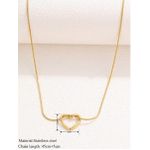 product_image_name-Generic-سلسلة استالستيل على شكل قلب مفرغ + حرف K المقاوم للصدأ-4