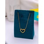 product_image_name-Generic-سلسلة استالستيل على شكل قلب مفرغ + حرف K المقاوم للصدأ-5