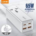 product_image_name-Ldnio-C1418 Universal Power Adapter Multifunction 65W-1