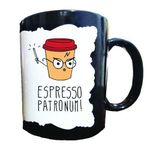 كوب مطبوع - كوب هاري بوتر - أسود وأبيض