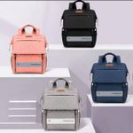 product_image_name-General-حقيبة ظهر للحفاضات 3 في 1 للأم - حقيبة حفاضات قابلة للتحويل لأسرّة الأطفال ومحطة التغيير، مقاومة للماء بجيوب حرارية ومنفذ شحن USB أسود-3