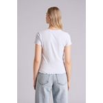 product_image_name-Defacto-Fıtted Bisiklet Yaka Fitilli Kaşkorse Kısa Kollu Tişört-5