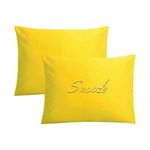 product_image_name-Snooze-أكياس وسائد سنوز، عبوة من 2 قطعة، 50*70 سم، أصفر لامع-1