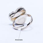 product_image_name-Generic-خاتم نسائي مزين بحجر على شكل قلب من الكريستال - مقاس مجاني - وردي-3