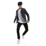 product_image_name-Andora-جاكيت دنيم كاجوال أسود رمادي من أندورا-5