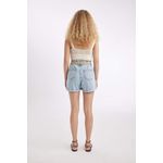 product_image_name-Defacto-شورت جينز عالي الخصر من ديفكتو بتصميم الورق  - أزرق-4