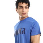 Diadora تي شيرت رياضي للرجال من ديادورا - أبيض/أزرق بحري - image 4