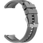 product_image_name-Generic-سوار ساعة سيليكون مقاس 22 مم متوافق مع ساعة هواوي الذكية Ultimate - رمادي غامق-1