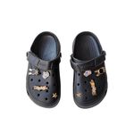 Girls clogs comfortable and soft with gold details