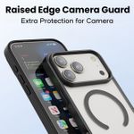 product_image_name-Generic-جراب مغناطيسي لموبايل ايفون 17 برو من جرابست متوافق مع ماج سيف، غطاء ممتص للصدمات مضاد للصدمات، اطار بولي يوريثين مقاوم للحرارة بلون سادة غير لامع، ظهر شفاف مضاد للخدش (اسود)-3