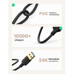product_image_name-Ugreen-USB-A 3.0 Male to Male Cable 0.5m (Black) 10369-6