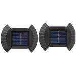 product_image_name-Generic-مصابيح خارجية مقاومة للماء تعمل بالطاقة الشمسية للحديقة والشرفة والفناء والشارع والجدران الخارجية والديكور الخارجي، 2 قطع مع براغي تثبيت متضمنة-1