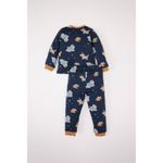 product_image_name-Defacto-Baby Boy Regular Fit Knitted Pyjamas - Navy-4