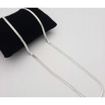 سلسلة فضه ايطالي عيار ٩٢٥ - سلسله ظهر حيه ساده  - من احدث صيحات الموضه