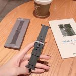 Silicone Strap for Smartwatches, Size42/44mm – Grey