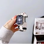 product_image_name-Generic-سوار رياضي مغناطيسي مموه من السيليكون لساعة ابل الترا/الترا 2 من تين تيك، مقاس 49 ملم 45 ملم 44 ملم 42 ، سوار ناعم لساعة اي ووتش سلسلة 9/8/7/6/5/4/3/2/1/SE - ابيض مموه-2