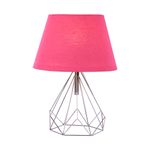 Nagafa Shop مصباح طاولة نغفة شوب برونو 1 بلون فوشيا*فضي - TFS-1
