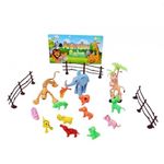 مجموعة ألعاب حيوانات، شخصيات صغيرة - متعددة الألوان