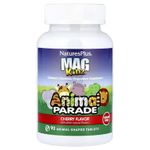 product_image_name-Natures Plus-MagKidz، Animal Parade، مغنيسيوم قابل للمضغ للأطفال، بنكهة الكرز، 90 قرصًا بشكل الحيوانات (50 ملغ لكل قرص)-1