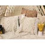 product_image_name-Antikiano-كرسي خيمة تيبي مكرمية مصنوع يدويًا مع مخدات مكرمية وفانوس رمضان مكرمية بإضاءة LED دافئة – طقم ديكور بوهو هاند ميد لركن استرخاء وقراءة مريح للاستخدام الداخلي-2