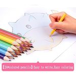 product_image_name-General-208 PCS Art Supplies, BRAND Drawing Art Kit for Kids Adults Art Set with Double Sided Trifold Easel, Oil Pastels, Crayons (Blue)-4