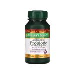 Nature'S Bounty أقراص البروبيوتيك أسيدوفيلس 100 مليون ثقافة نشطة، دعم صحة الجهاز الهضمي، مكمل صحي للأمعاء، 100 قرص