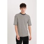 product_image_name-Defacto-تي شيرت أوفر سايز مخطط برقبة مستديرة-3