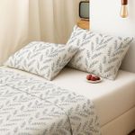 Snooze طقم أكياس وسادة قطعتين، 50*70 سم، تصميم جراي روز