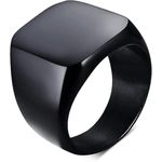 product_image_name-Fayrouz Jewelry-خواتم للرجال بتصميمات مربعة من الستانلس ستيل للرجال من فيروز جوليري ، خاتم إبهام خنصر للأب مجوهرات هدية له، خاتم رجالي للأولاد مقاس (10)-1