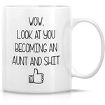 انظري إليكِ وأنتِ تصبحين خالة - كوب قهوة مع اقتباس - cr970