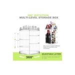 product_image_name-Generic-Makeup Organizer 360 Degree Rotating Adjustable Multicolour-2