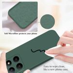 product_image_name-Generic-A stylish, lightweight, soft silicone and heat-resistant polyurethane protective case with a smooth camera finish and shock absorption, compatible with the Honor X8c mobile phone, green color.-3