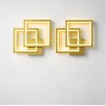 Generic Modern Gold Geometric LED Wall Light - image 2